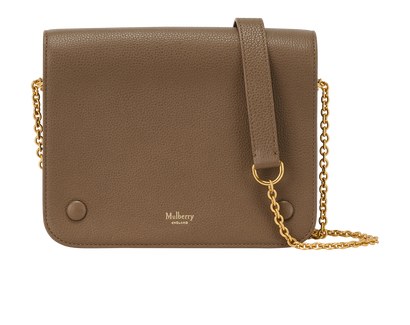 Clifton Crossbody, &pound;320, Handbags, Taupe, Leather, Front view